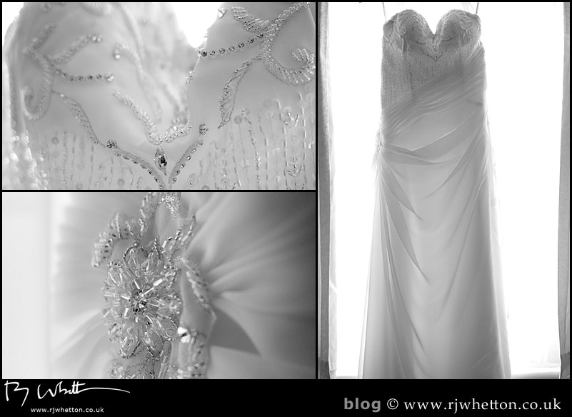 Rebecca's gorgeous wedding dress - Professional Wedding Photography Dorset