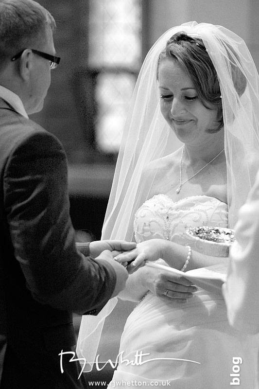 Exchange of rings - Professional Wedding Photography Dorset