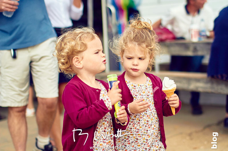 Harper gets a Lime Icicle and Scout gets a Mr Whippy - Portrait Photography Dorset